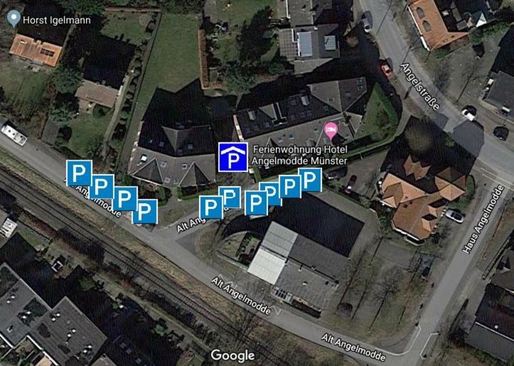 Business-Travel-Apartment & Ferienwohnung Muenster, Kontaktloser Check-In Von 15 Bis 24 Uhr Moeglich, Mit Sb-Kiosk Buitenkant foto